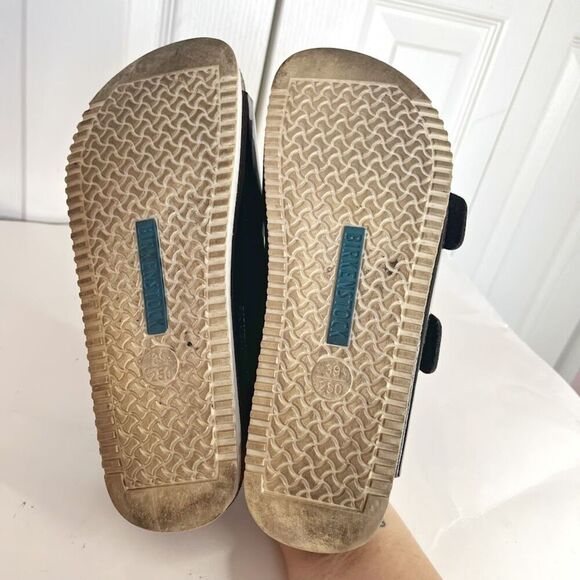 Birkenstock Patent Leather Milano Super Grip Arizona Strappy Dad Sandals - Picture 11 of 11